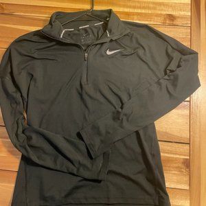 Nike Women's Running Quarter Zip Long Sleeve Size XS Workout